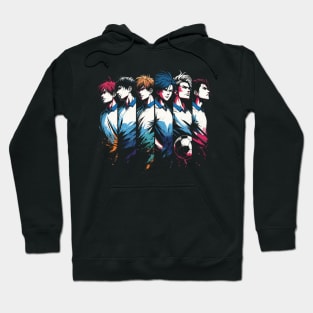 School Soccer Club Squad Anime Manga Manwha Husbando Otaku Hoodie